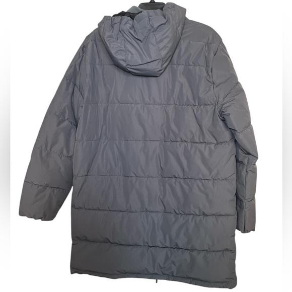 Calvin Klein Heavyweight Hooded Long Puffer Coat sz M - Picture 6 of 13
